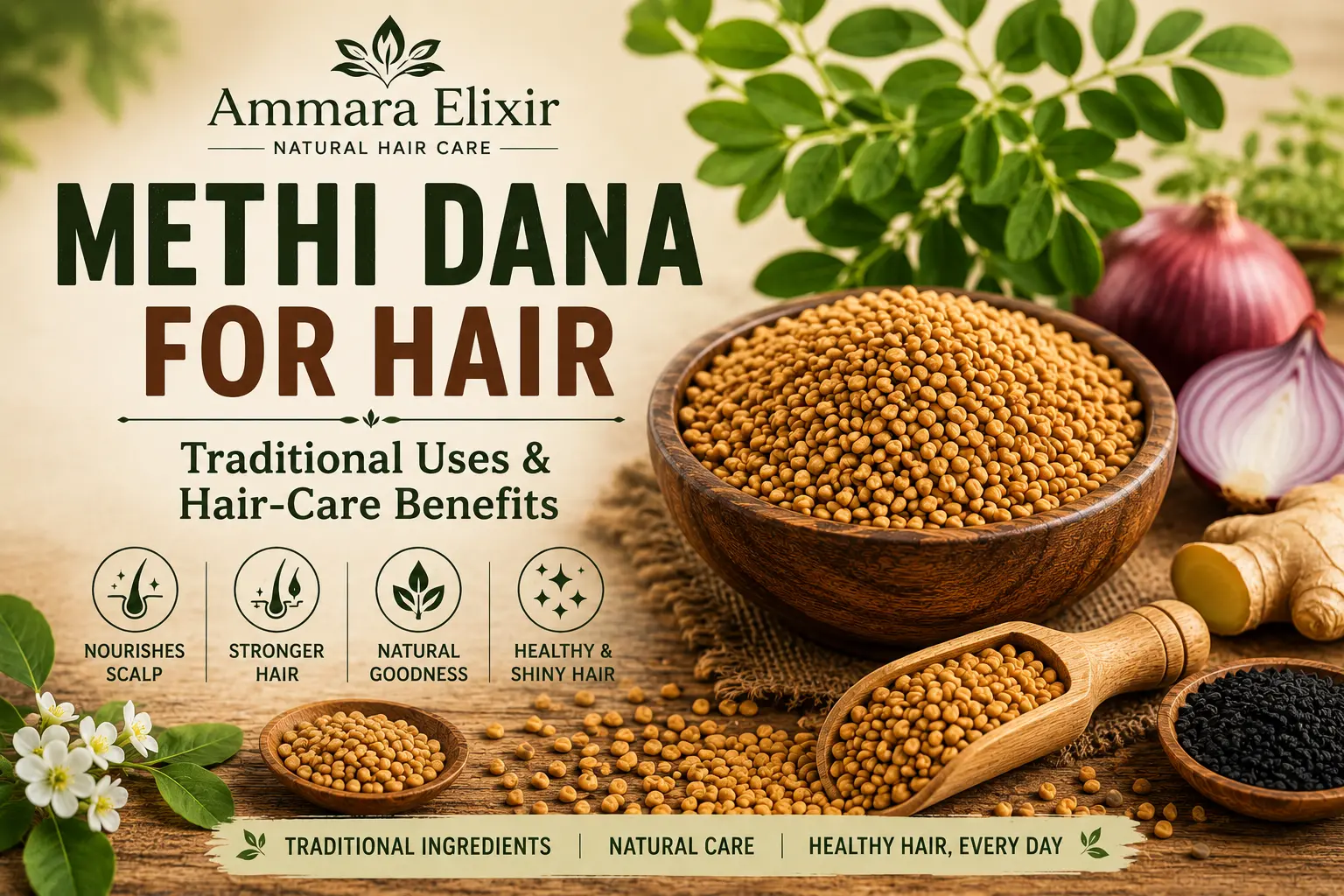 Methi Dana for Hair: Benefits, Uses and How to Use It